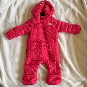 North Face Infant 6-12 Month Puffer Suit